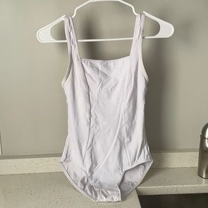 White Lace Wear Moi Ballet Leotard